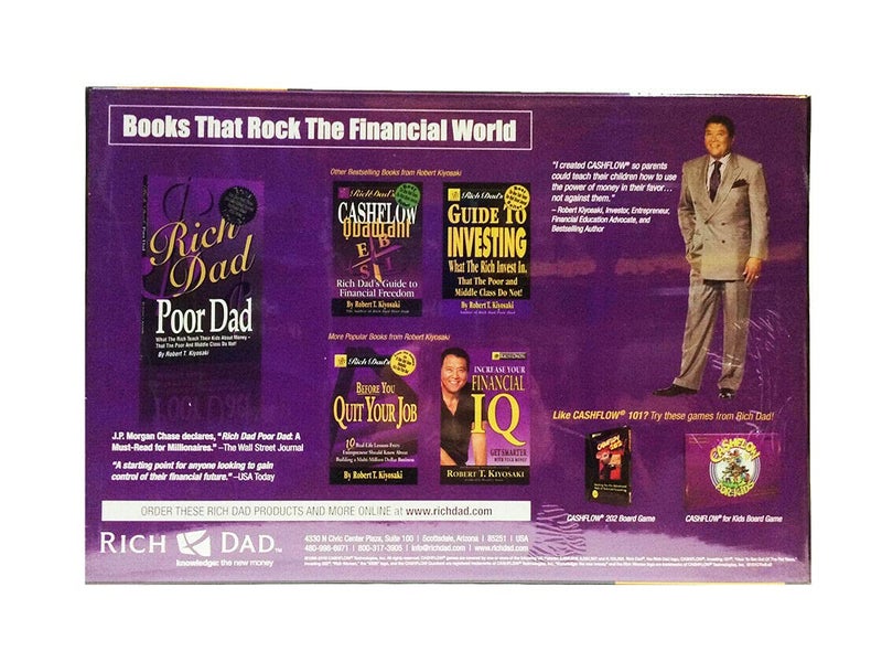 CASHFLOW RIch Dad CashFlow 101 Board Games by Robert Kiyosaki, 2-6 Players - Image 4