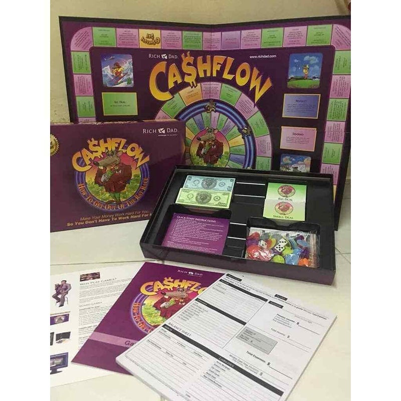 CASHFLOW RIch Dad CashFlow 101 Board Games by Robert Kiyosaki, 2-6 Players - Image 2