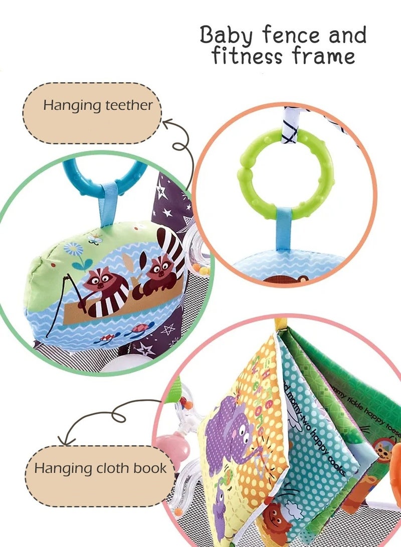 ميكسد ألعاب رياضية للأطفال وبركة الكرة مع ألعاب معلقة ، تجمع كرة البحر متعدد الوظائف 80 * 80 * 55 سم - Image 2