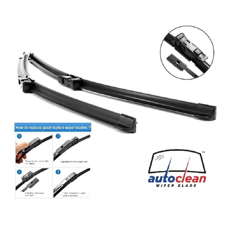 AutoClean شفرة مساحات أمامية لأودي A6 جديدة (عبوة من 2) - Image 3