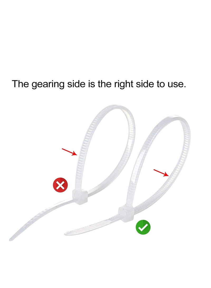 Zikra Cable Tie Mount,Strong Tie Adhesive Mount,with Mounts Screw Hole Anchor Wire Tie Base,for Adhesive Wire Cable Clips Management Anchors Organizer Holders-600 PCS (whiteÔºâ - Image 2