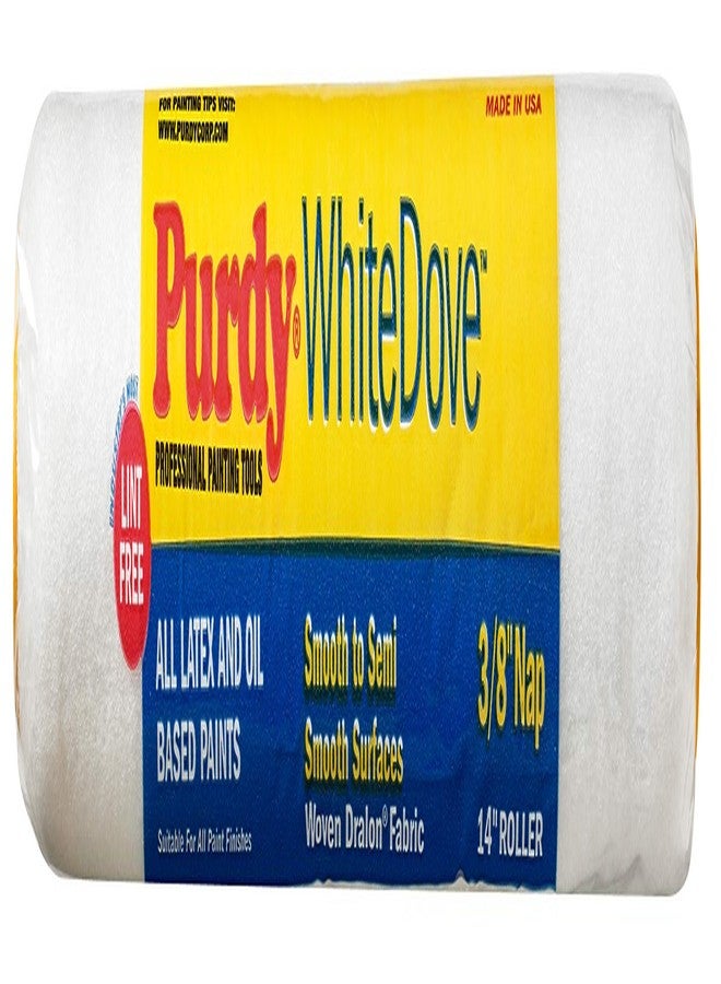 Purdy 14A670142 White Dove High Density Woven 3/8" Nap Cover, One Size, Multi - Image 1