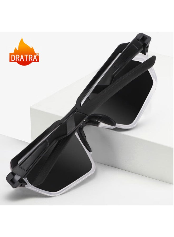Dratra Sungl For Men, Anti-glare, Strong Light Protection, Mountain Biking, Fishing, Sun Protection, Cool Aviator Sungl - Image 2