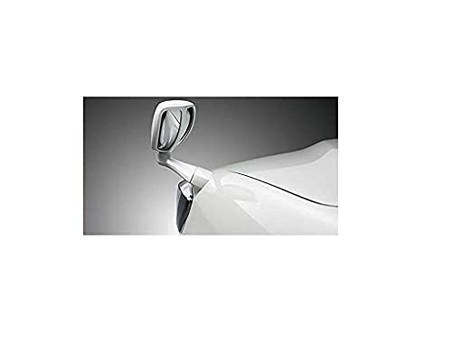 CARIZO Car Bonnet Front Fender Rear Side Mirror Wide Angle View Mirror (White) for Mahindra Xylo (Type-I) 2009-2012 - Image 2