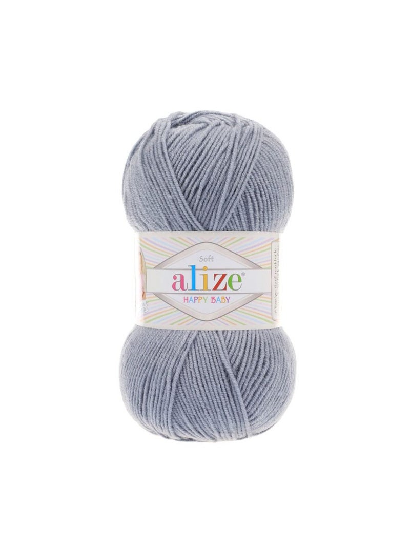 أليز خيوط هابي بيبى أكريليك 119 لون رمادي