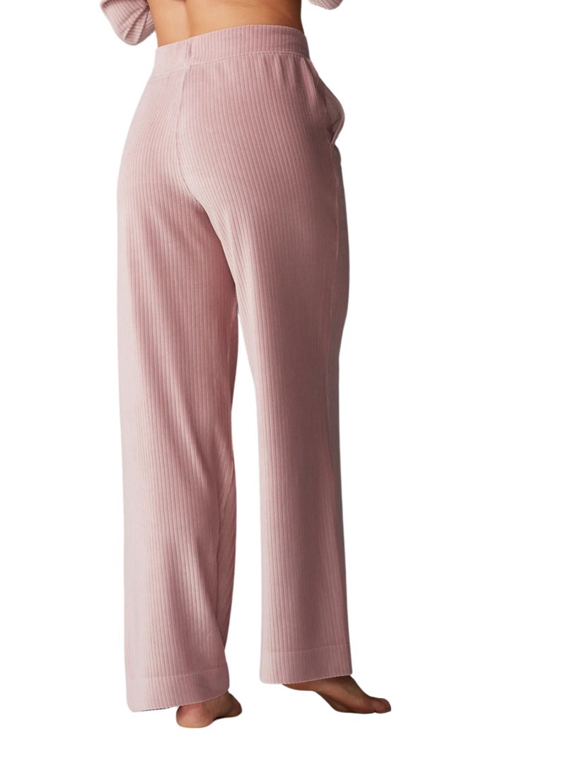 Tavi Wide Leg Brushed Rib Pant Primrose - Image 5