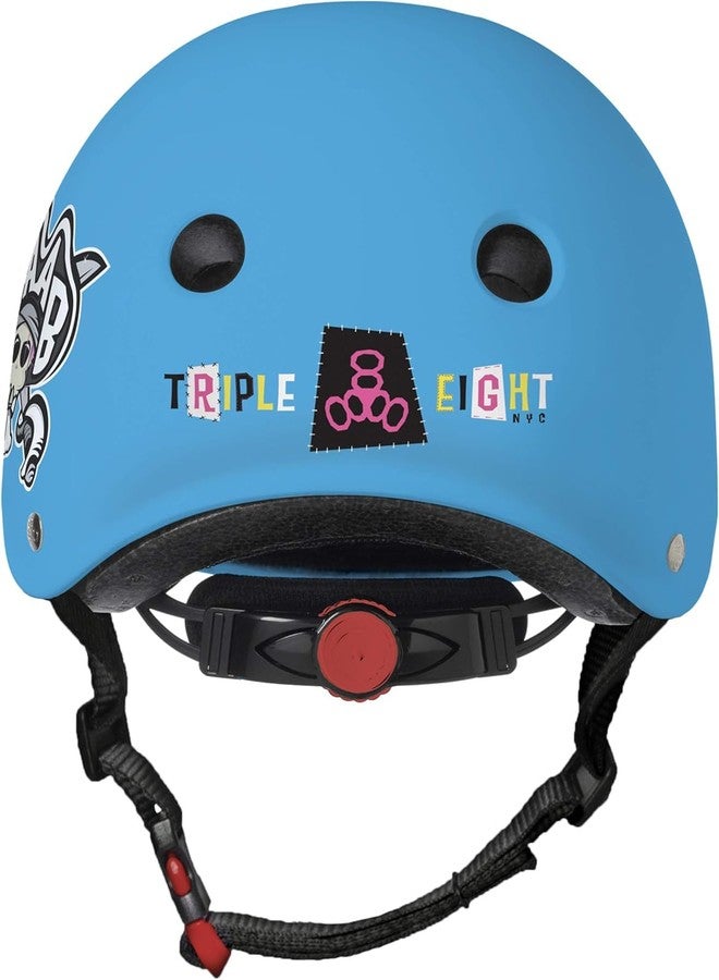 Triple Eight Lil 8 Dual Certified Sweatsaver Kids Skateboard and Bike Helmet with Padded Chin Buckle, White Glossy, (3930) - Image 3