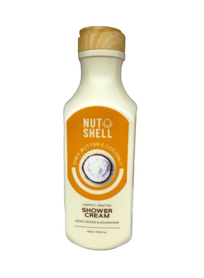 NUT SHELL Shea butter and coconut shower cream 485ML