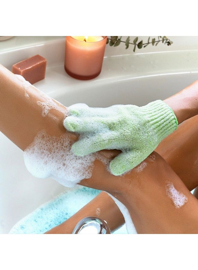 Ecotools Bath & Shower Gloves, Recycled Netting, Exfoliating, Gentle Cleansing for Whole Body, Use Before Self-Tanning, Removes Dry Skin, Dirt, & Impurities, Fits All Hands, 6 Pairs, 12 Gloves Total - Image 4