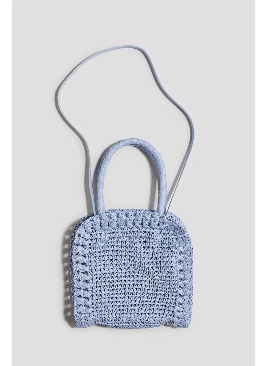 اتش اند ام Straw Crossbody Bag