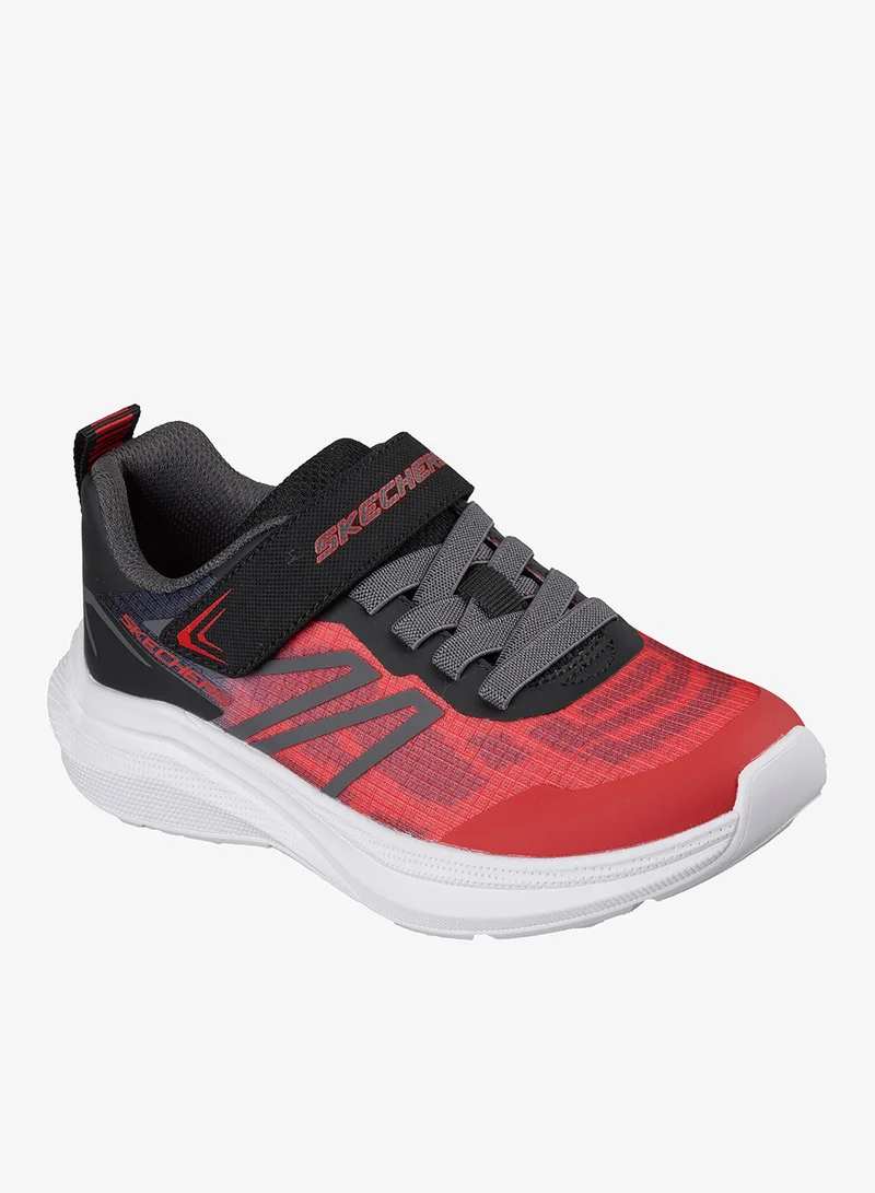 Skechers RED & BLACK SYNTHETIC / TEXTILE / CHARCOAL TRIM Kids Microspec Velocity for Men | Best Price UAE
