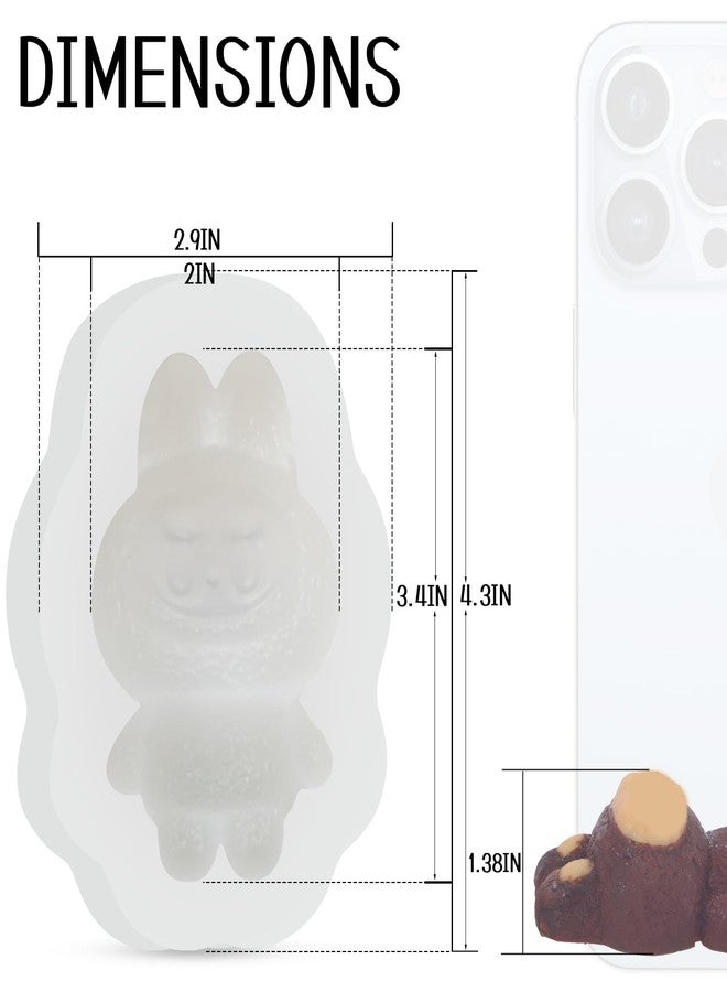 Jojedomo Silicone Molds for Chocolate Resin Food Crafts Soap,Silicone Chocolate Candy Mold,Siliconeice Cube Tray Mold for Cocktails - Image 3