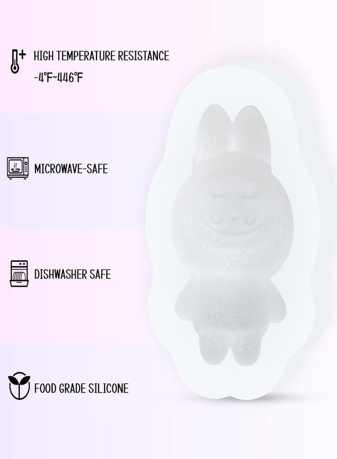 Jojedomo Silicone Molds for Chocolate Resin Food Crafts Soap,Silicone Chocolate Candy Mold,Siliconeice Cube Tray Mold for Cocktails - Image 2