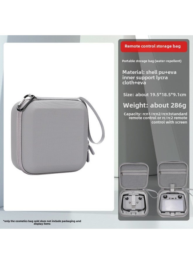 BKANO Is Suitable For DJI FLIP Storage Bag Body Storage Bag For DJI FLIP Storage Box Single Machine Body Bag-Color:Rcn1/2/3 Rc2 Gray Pu Remote Control Bag-Size:19.5*18.5*9.1cm  - Image 1