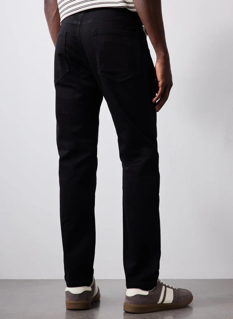 Matalan Black Black Comfort Slim Fit Jeans for Men | Best Price UAE