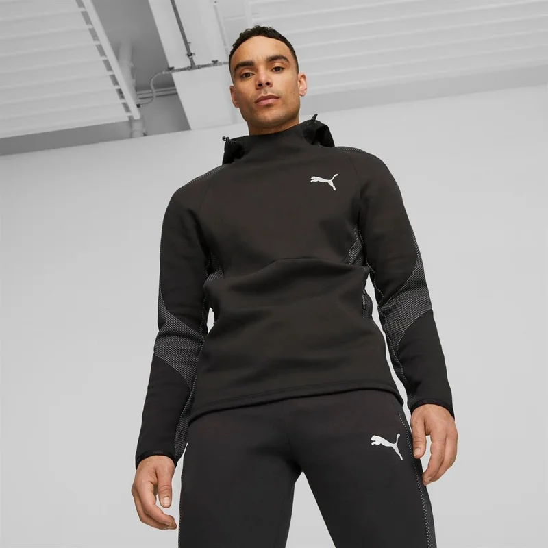 PUMA Evostripe Dk Men's Black Hooded Sweatshirt