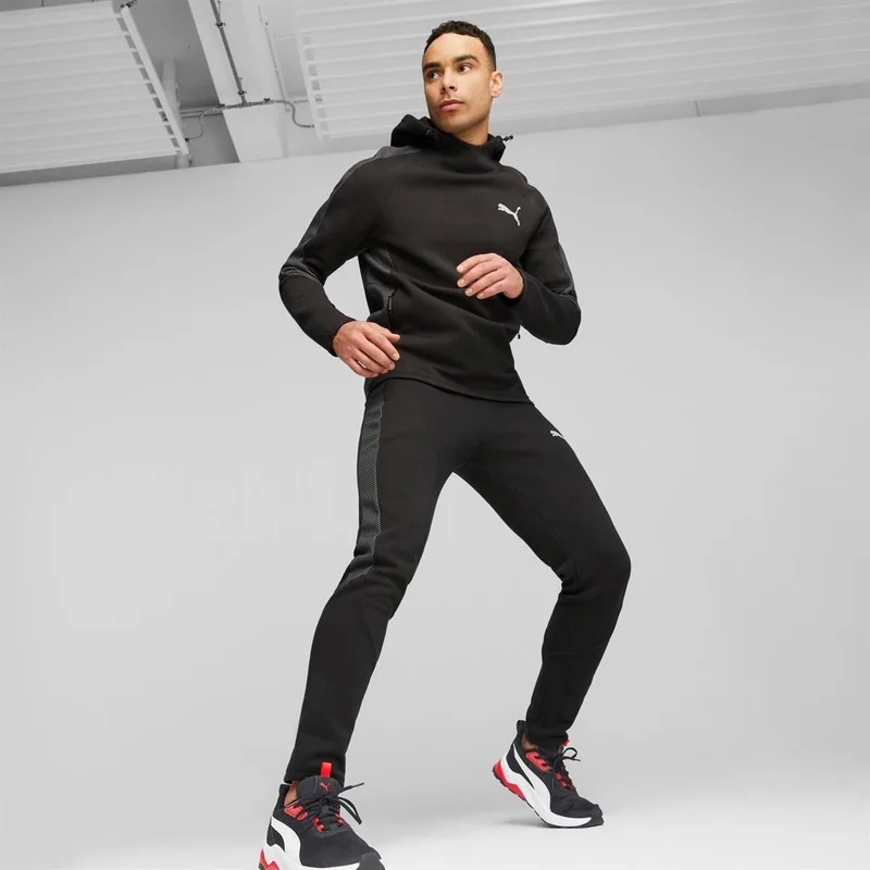 PUMA Evostripe Dk Men's Black Hooded Sweatshirt