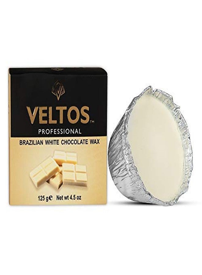 Veltos Brazilian White Chocolate Face Wax easily remove unwanted hairs upper like lisp hair, bikini line, Legs,Under Arms & full body (125gm) - Image 1