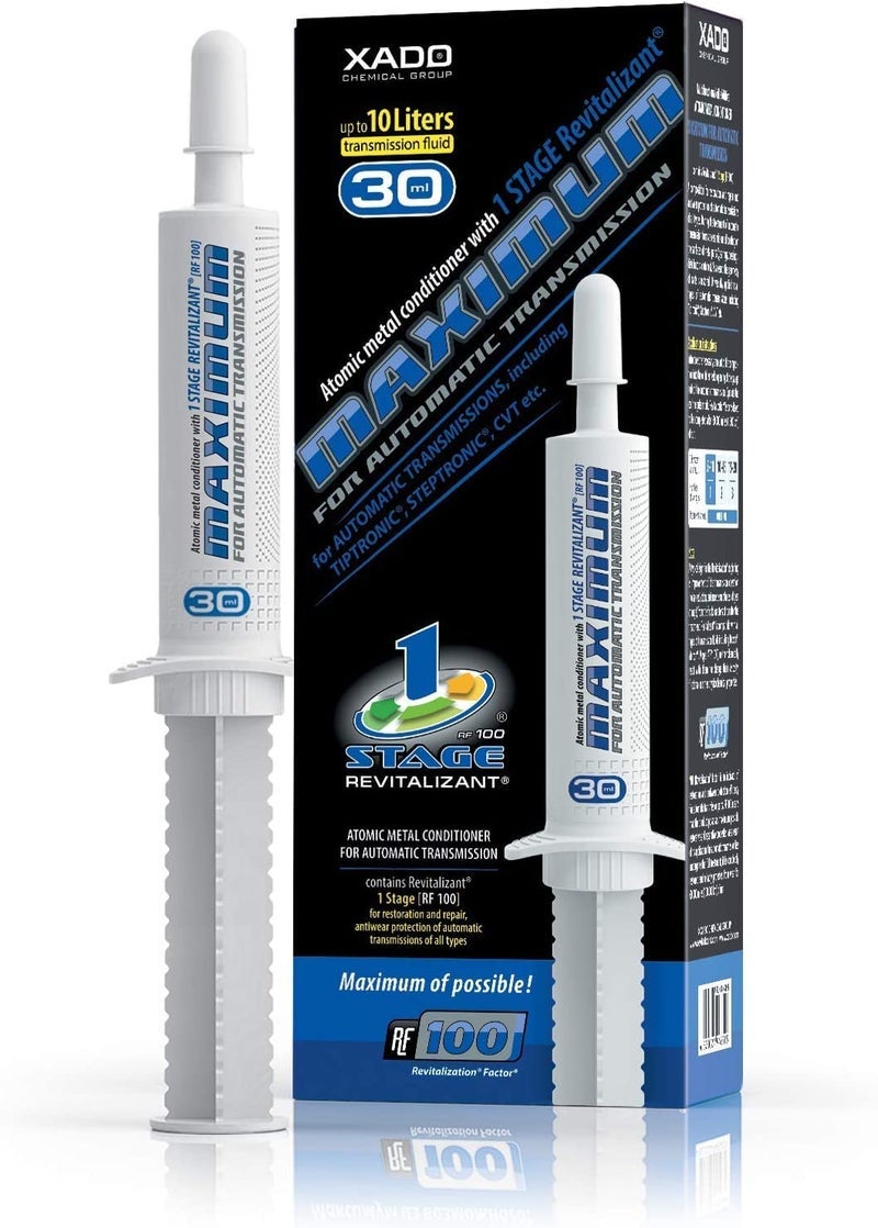 XADO AMC Automatic Transmission Additive Hard Shifting Instant Shudder Fixx - Atomic Metal Conditioner Maximum Slip Fix (Syringe 30ml) - Image 2
