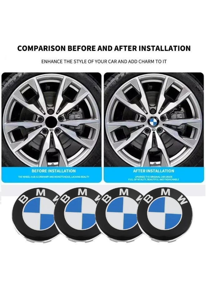 4Pcs Car Wheel Center Hub Cap 68mm Rim Cover Emblem for BMW Accessories - Image 5