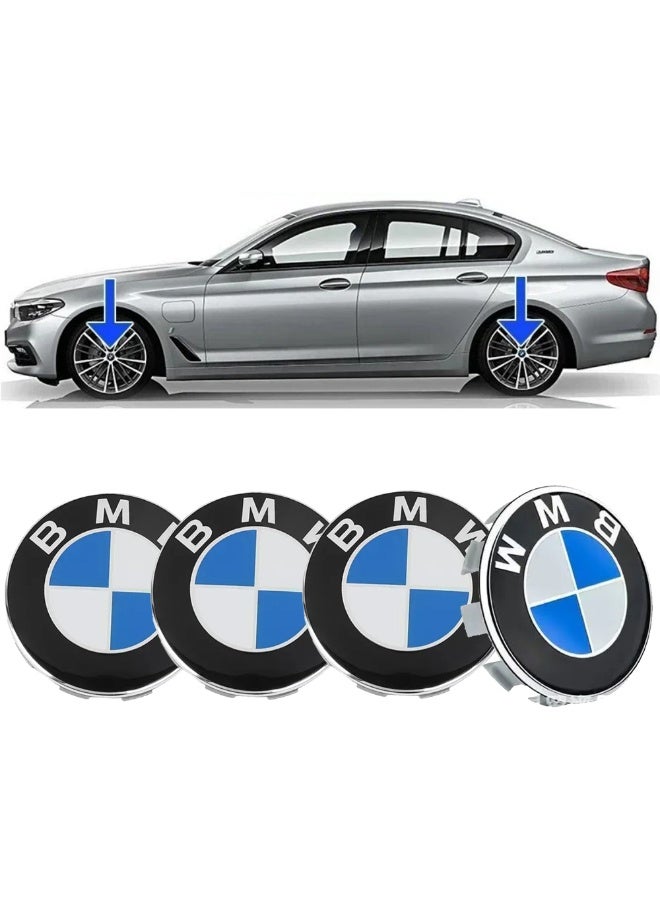 4Pcs Car Wheel Center Hub Cap 68mm Rim Cover Emblem for BMW Accessories - Image 1