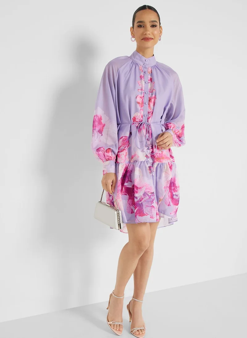Femi9 Floral Printed Dress