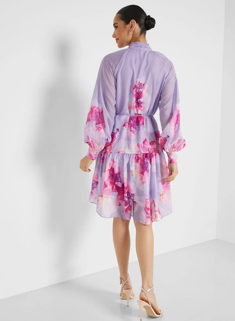 Femi9 Floral Printed Dress