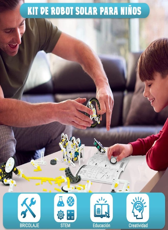 Uplayteck Solar Robot Kit for Kids - 13 in 1 STEM Science Educational Toy Building Science Toys Set - Educational Science Robotics Kits Gifts for Kids 8+ Years Old - Image 4