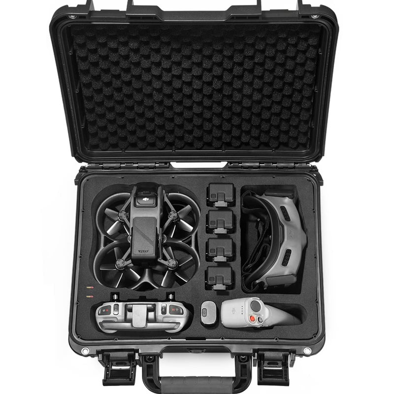 LEKUFEE Waterproof Case for DJI Avata - Explorer Combo/Pro/Fly Smart Combo & Accessories (Carry Case Only) - Not for DJI AVATA 2, Black - Image 1