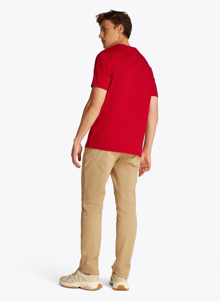 TOMMY HILFIGER Flag Embroidery Crew Neck T-Shirt - Image 2