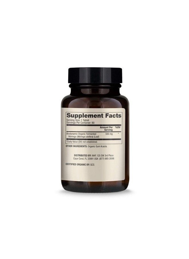 Dr. Mercola - Biodynamic Organic Fermented Moringa Dietary Supplement 90 Servings (90 Tablets) - Image 1