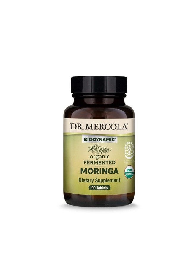 Dr. Mercola - Biodynamic Organic Fermented Moringa Dietary Supplement 90 Servings (90 Tablets) - Image 1