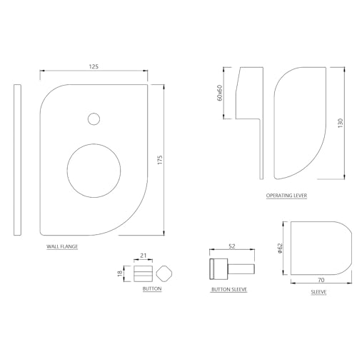 JAQUAR Alive Series High Flow Concealed Fitting 2 Way Diverter (Chrome), ALI-85079NK | (Compatible in-Wall Part ALD-079N is Sold Separately) - Image 4