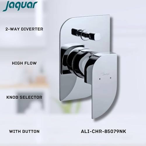 JAQUAR Alive Series High Flow Concealed Fitting 2 Way Diverter (Chrome), ALI-85079NK | (Compatible in-Wall Part ALD-079N is Sold Separately) - Image 2