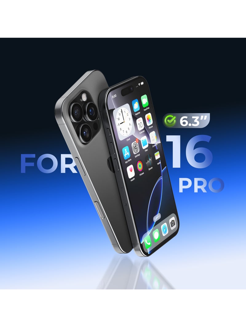 Maxwell Electronics Maxwell 3D Super Hardy Screen Protector Compatible with 16 Pro Ultra HD Scratch Resistant Armor Shield Crystal Clear Screen Protector Anti-Static, East to Install, Bubble Free Installation - Image 2