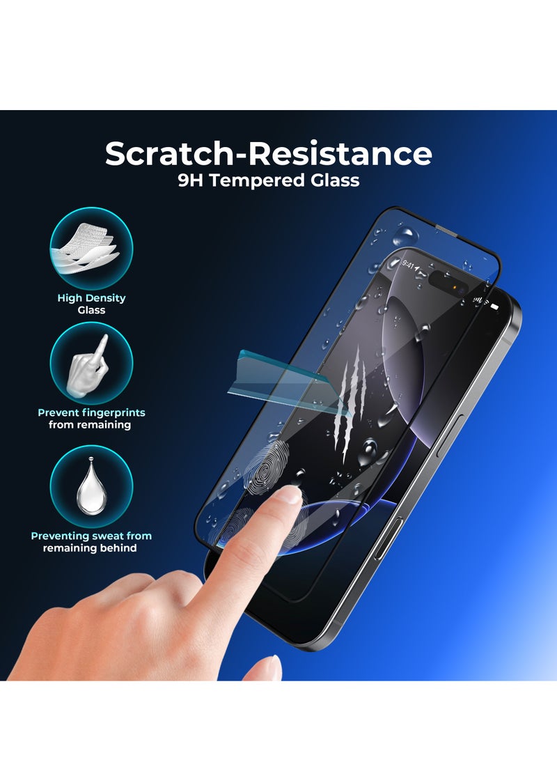 Maxwell Electronics Maxwell 3D Super Hardy Screen Protector Compatible with 16 Pro Ultra HD Scratch Resistant Armor Shield Crystal Clear Screen Protector Anti-Static, East to Install, Bubble Free Installation - Image 5