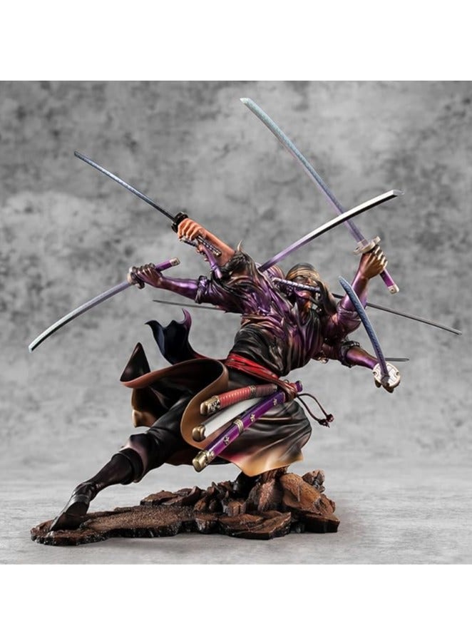 General Megahouse - WA-Maximum Collection Figures, Demon's Souls Kyuutou-ryuu Asura Roronoa Zoro Limited Edition, Toy Decoration Collectible Gift from One Piece Nine Knife Ryu Zoro Model  - Image 4