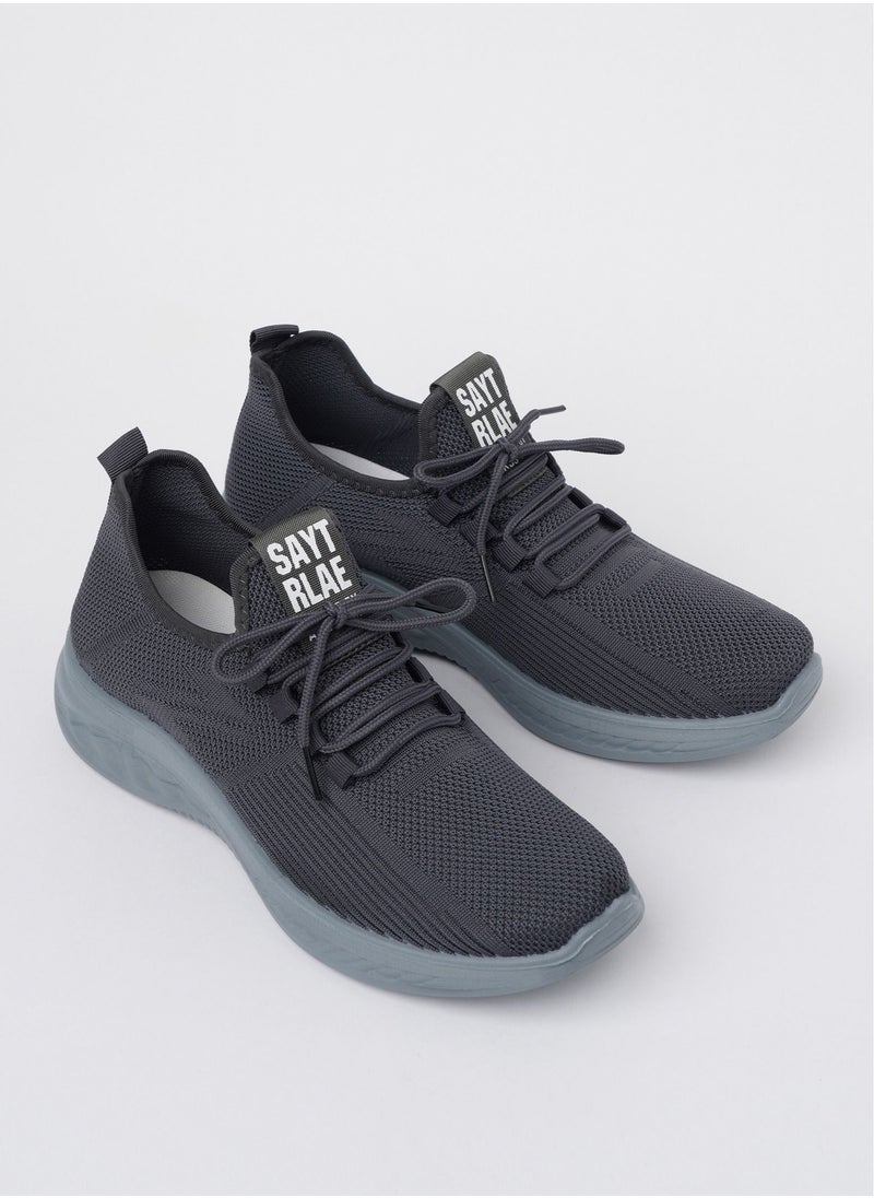 Cobblerz - Cobblerz Mens Lace-up Low Top Sneakers Grey - Image 1