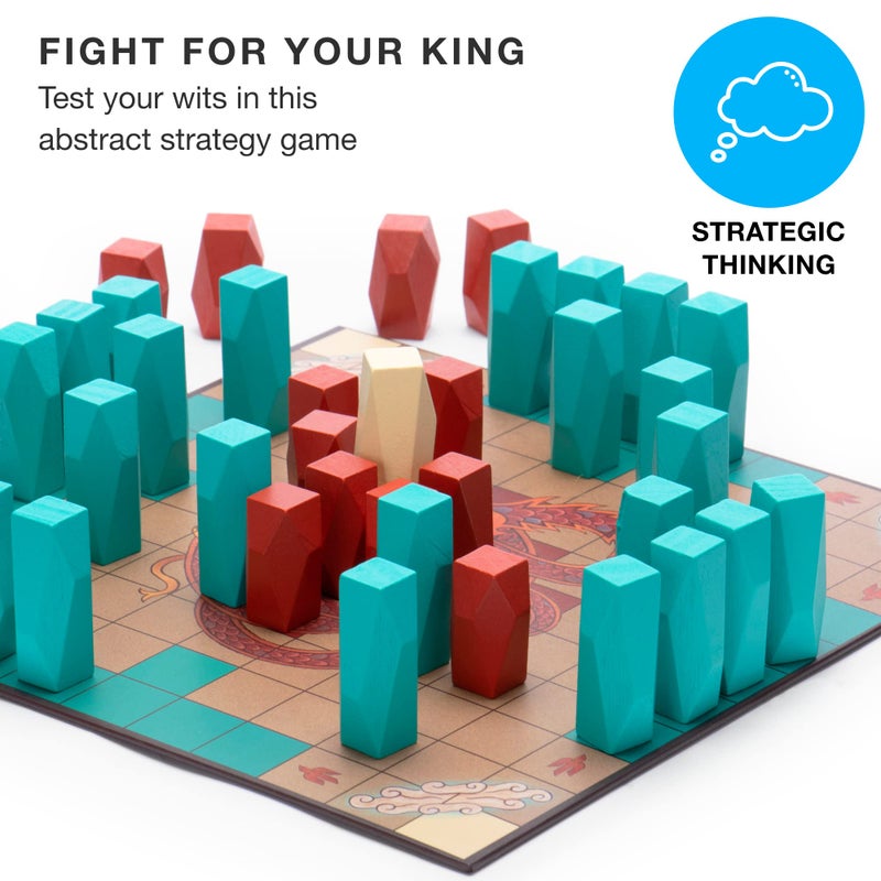 Brybelly Hnefatafl Viking Chess Set - Authentic, Traditional Two-Player Strategy Board Game Classic - Historic European Tabletop Asymmetric War Game - Image 2