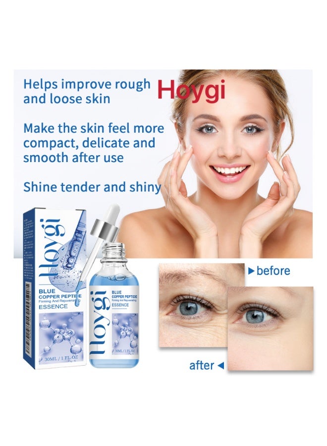 هويجي أزرق النحاس مضاد للشيخوخة Serum 30ml -Skin Revitalizing Formula with Brightening Essence for Radiant Face Clinically Proven Wrinkle Reductionm (باللغة الإنجليزية) - Image 3