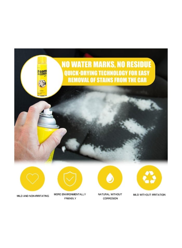 All Around Master Foam Cleaner 650ml – Multifunctional Car Interior & Home Foam Cleaner, Deep Cleaning for Car, Kitchen, and All Surfaces - Image 3