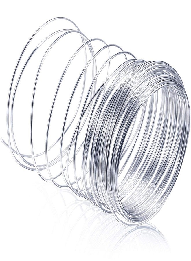 TecUnite 12 Gauge 2 mm Aluminum Craft Wire for Sculpting 65.6 ft Armature Bendable Craft Wire for DIY Jewelry Making, Floral Doll Making, Crafting - Image 1