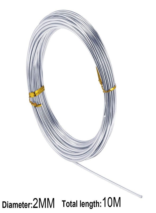 TecUnite 12 Gauge 2 mm Aluminum Craft Wire for Sculpting 65.6 ft Armature Bendable Craft Wire for DIY Jewelry Making, Floral Doll Making, Crafting - Image 3