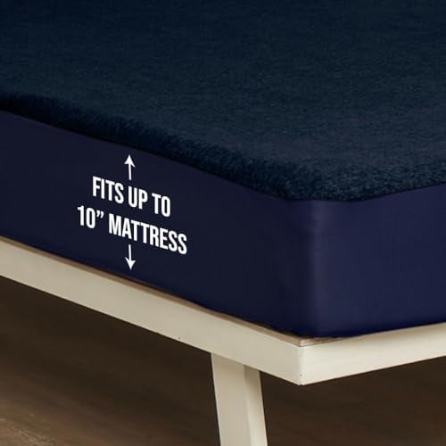 Wakefit Cotton Feel Ultra Soft Waterproof Mattress Protector | Breathable - Hypoallergenic Mattresses Cover 72" x 42" - Single, Blue - Image 3