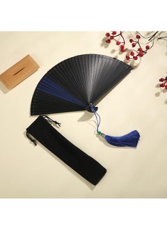 General 16cm Bamboo Fan Mini Fan Folding Fan Dance Fan Exquisite Craft Gift Fan 