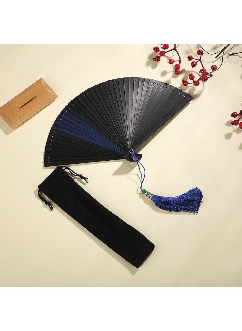general 16cm Bamboo Fan Mini Fan Folding Fan Dance Fan Exquisite Craft Gift Fan