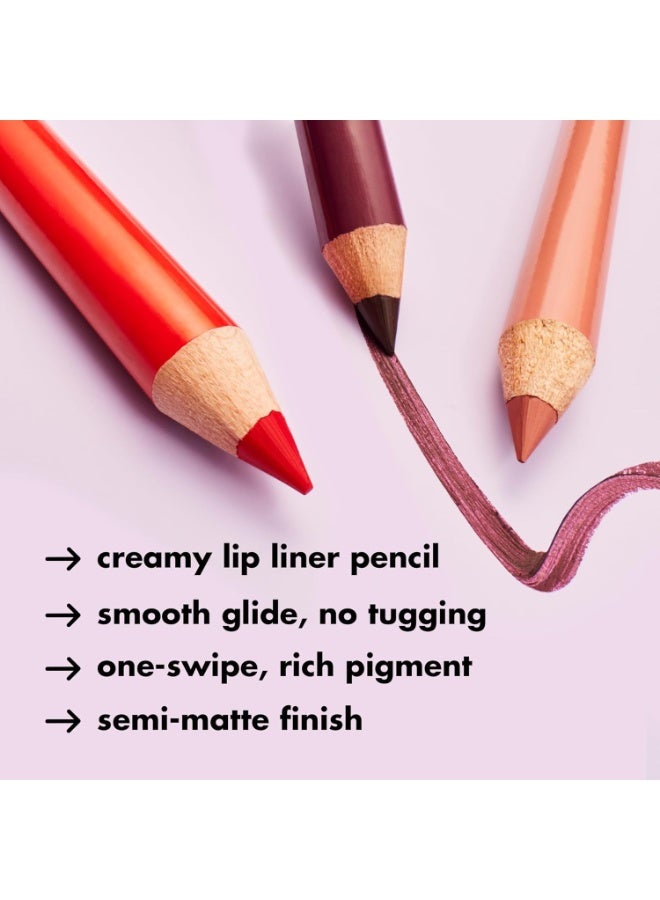 elf Cream Glide Lip Liner, Lip Shaping & Modeling, Highly Pigmented Pen, Semi-Matte Finish, Mauve Aside - Image 2
