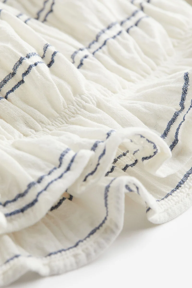 اتش اند ام Youth Stripe Off-Shoulder Top