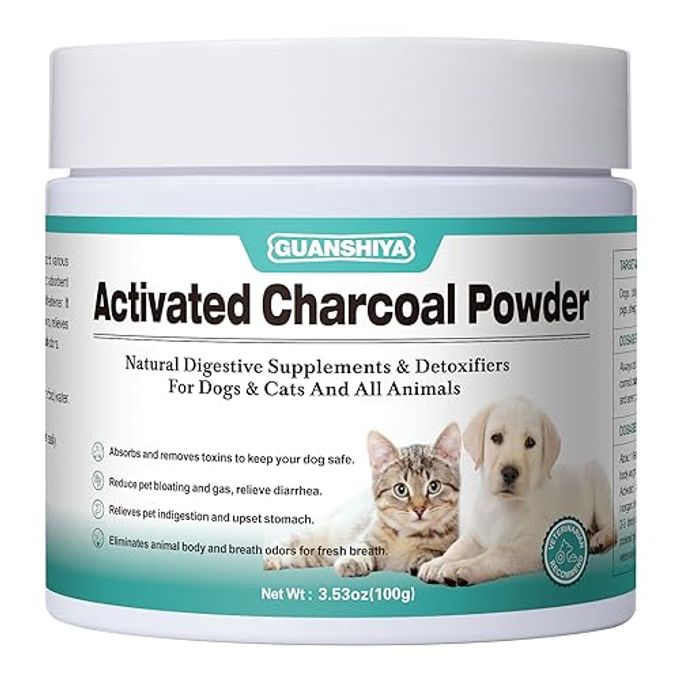 rayihni Activated Charcoal For Dogs, Cats, And All Pets, Charcoal For Dogs Poisoning, Digestive Upset And Gas Relief, Liver Support, Non-Gmo, Gluten Free,3.53Oz(Powder) - Image 5