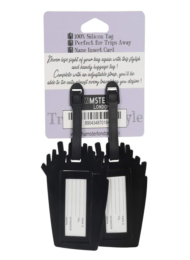 Hamster London Luggage Tag Set/Luggage Tags for Travel Travel - Pack of 2 (French Fries) - Image 3